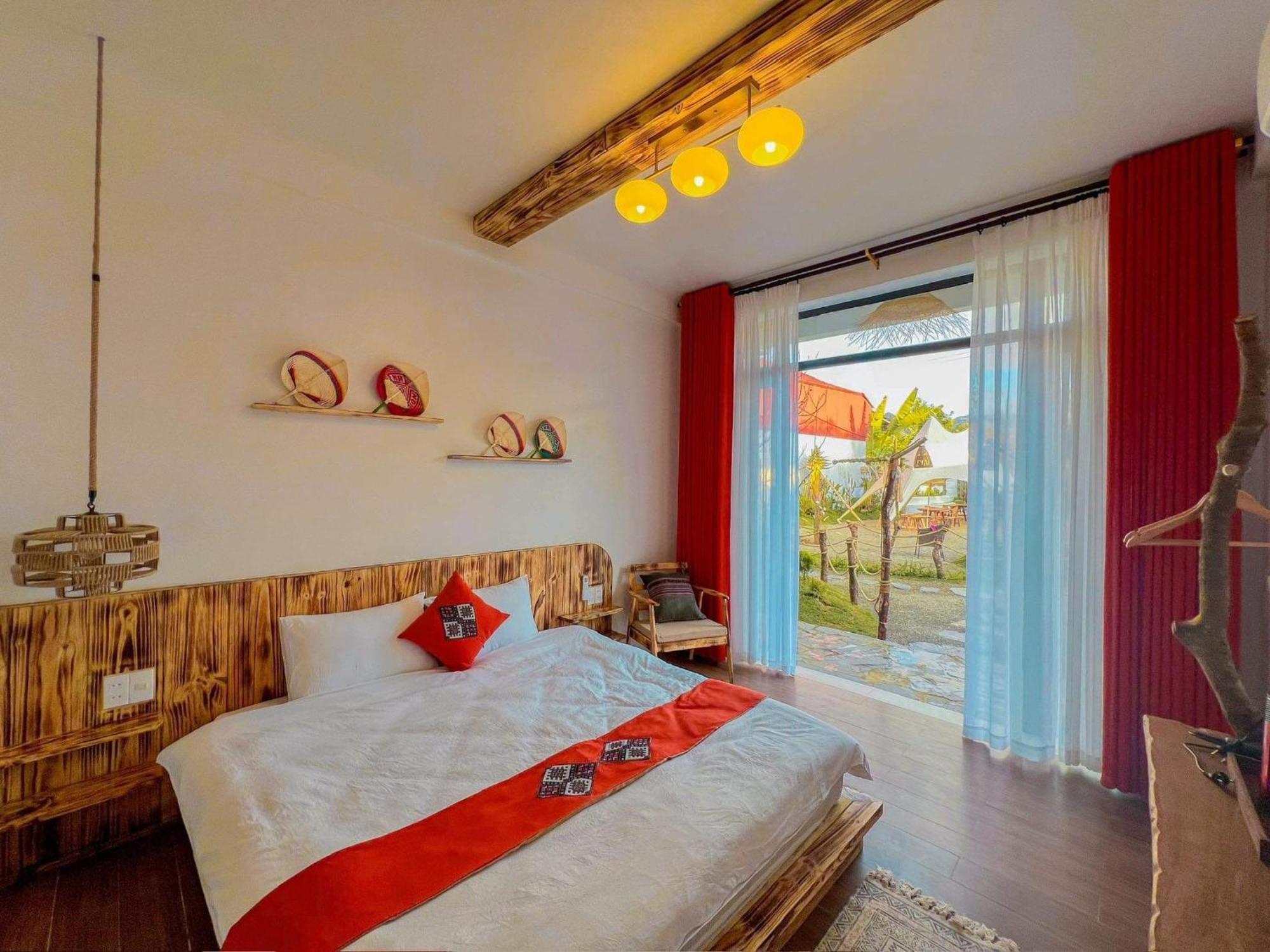 Noong Oi Homestay Moc Chau Exteriör bild