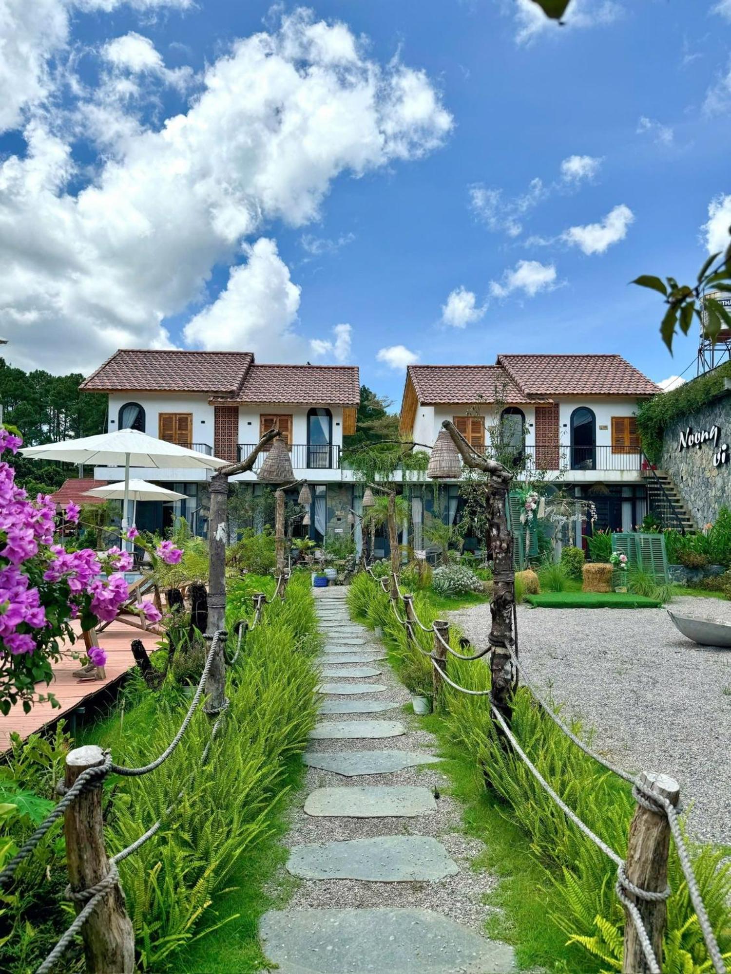 Noong Oi Homestay Moc Chau Exteriör bild