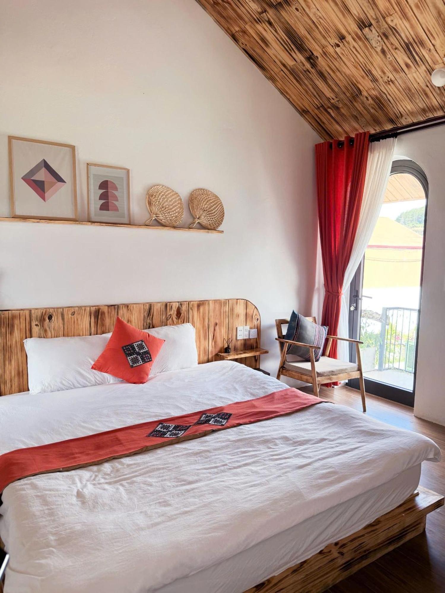Noong Oi Homestay Moc Chau Exteriör bild